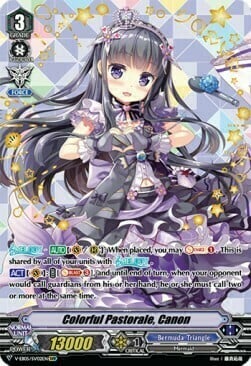 Colorful Pastorale, Canon Card Front