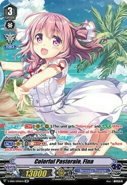 Colorful Pastorale, Fina [V Format] Card Front