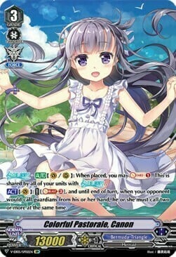 Colorful Pastorale, Canon [V Format] Card Front