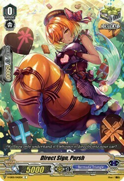 Direct Sign, Pursh [V Format] Card Front