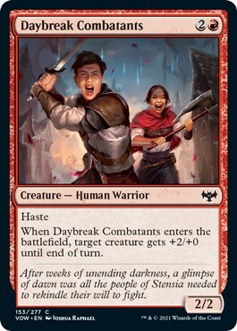 Daybreak Combatants Card Front