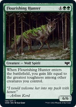 Flourishing Hunter Card Front