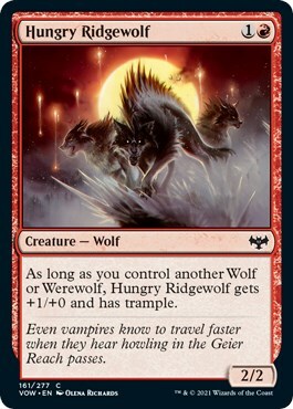 Hungry Ridgewolf Card Front