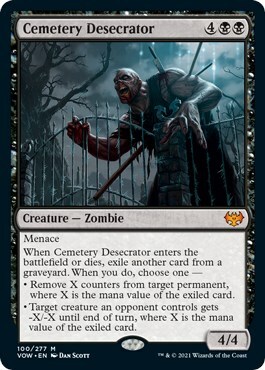 Cemetery Desecrator Card Front