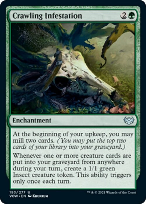 Crawling Infestation Card Front