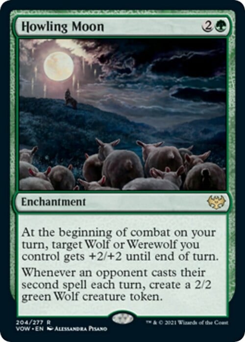 Howling Moon Card Front