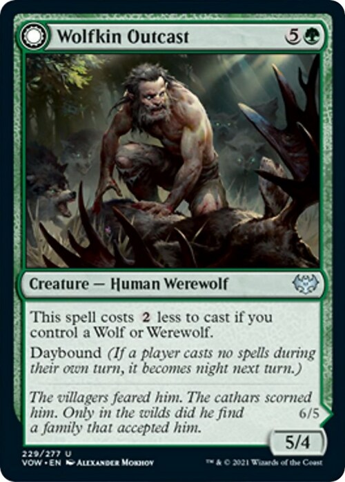 Wolfkin Outcast // Wedding Crasher Card Front