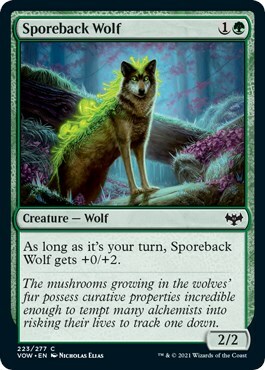 Sporeback Wolf Card Front