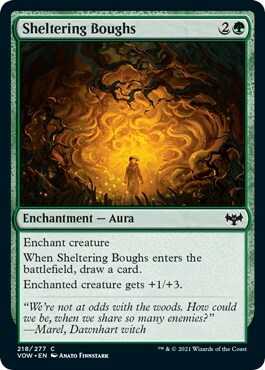 Sheltering Boughs Card Front