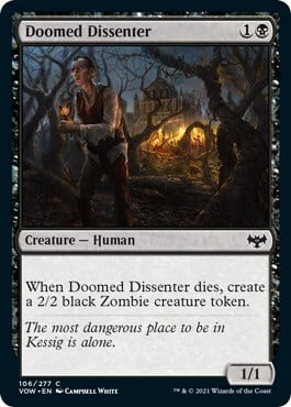 Doomed Dissenter Card Front