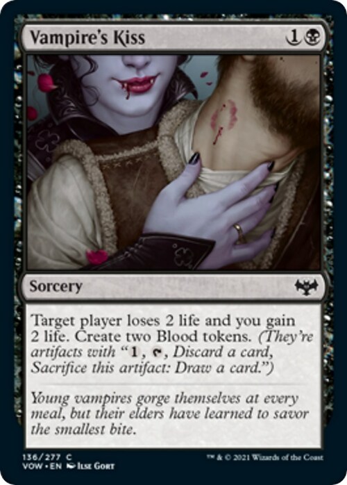 Bacio della Vampira Card Front