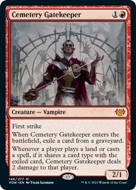 Cemetery Gatekeeper Card Front