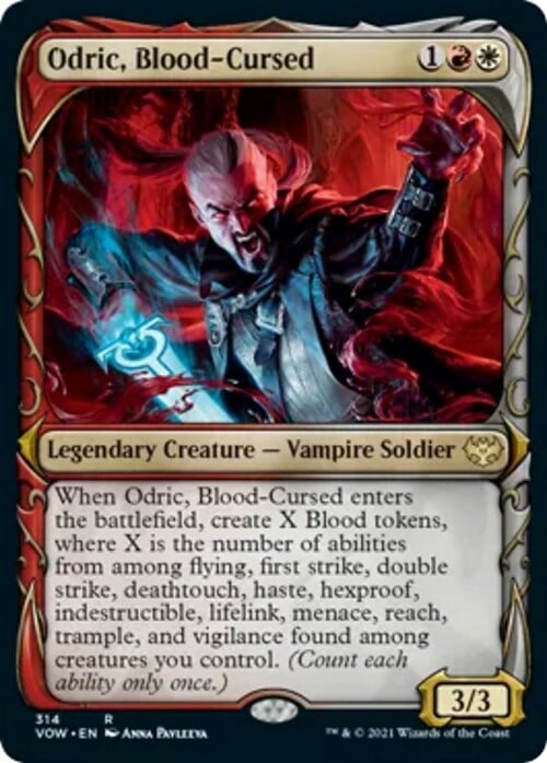 Odric, Blood-Cursed Card Front