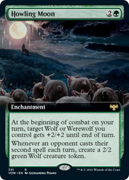 Howling Moon Card Front
