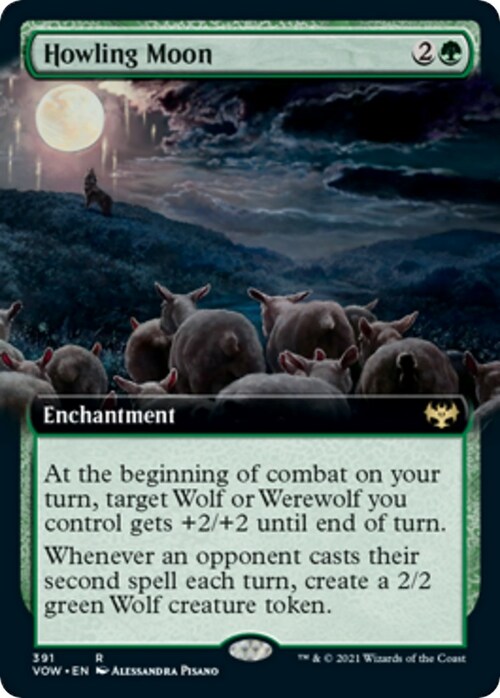 Howling Moon Card Front