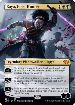 Kaya, Cacciatrice di Geist Card Front