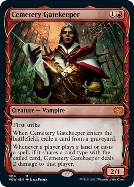 Cemetery Gatekeeper Card Front