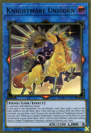 Knightmare Unicorn Card Front