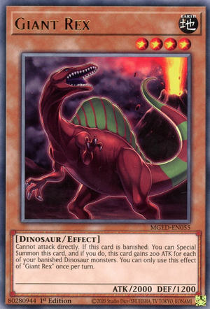 Giant Rex Card Front