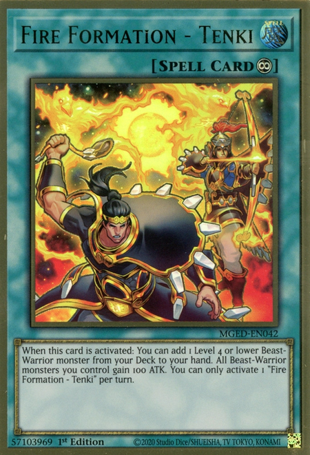 Fire Formation - Tenki Card Front