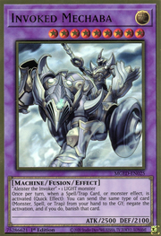 Invoked Mechaba · Premium Gold Rare 025