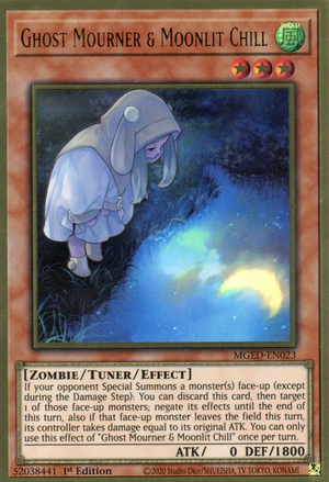 Ghost Mourner & Moonlit Chill Card Front