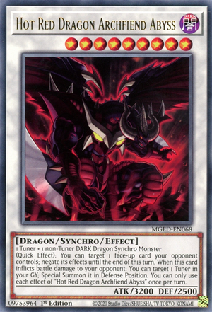 Hot Red Dragon Archfiend Abyss Card Front