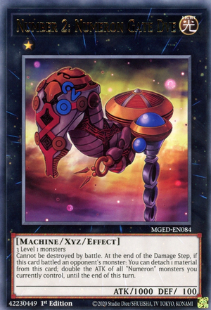 Numero 2: Cancello Numeron Dve Card Front