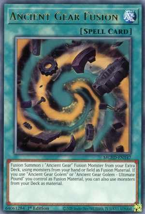 Ancient Gear Fusion Card Front