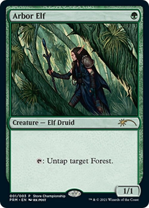 Elfo Arboreo Card Front