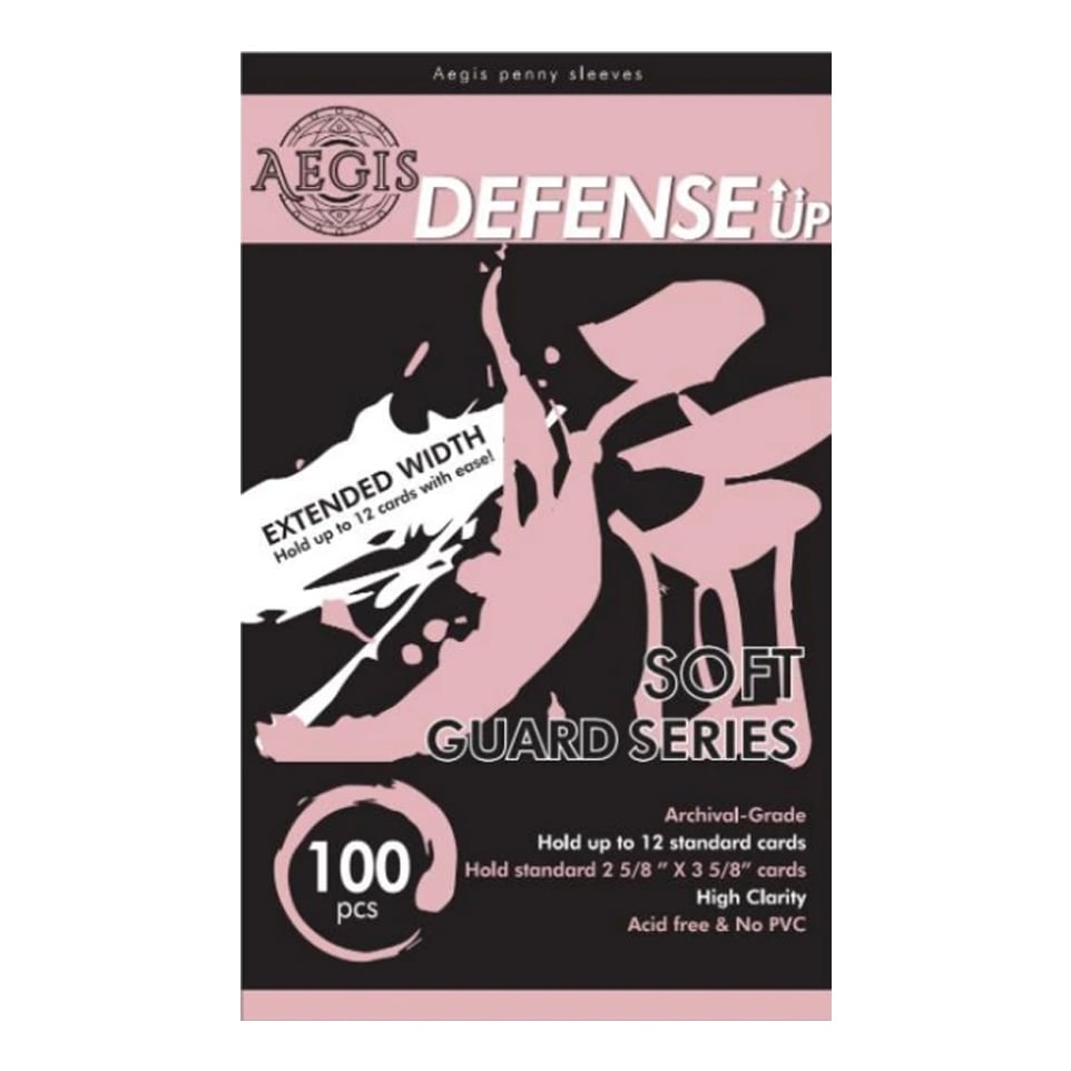 Aegis - Defense Up Soft Guard Clear Card Sleeves