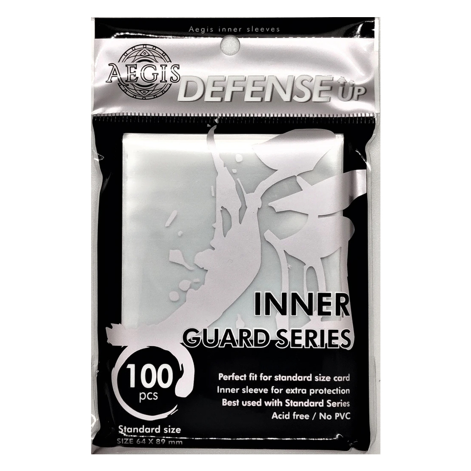 Aegis - Defense Up Inner Guard Clear Card Sleeves