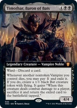Timothar, Baron of Bats Card Front