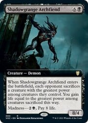 Shadowgrange Archfiend · Extended Art 060