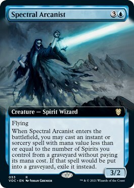 Spectral Arcanist Card Front