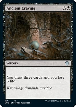 Ancient Craving Card Front
