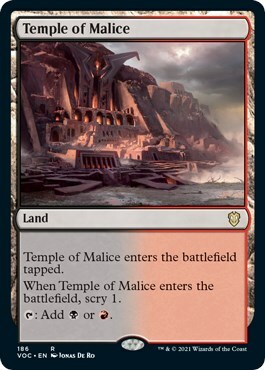 Temple of Malice Card Front