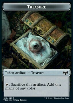 Treasure Token // Blood Card Front