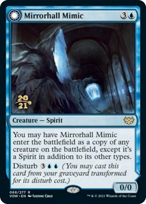 Mirrorhall Mimic // Ghastly Mimicry Card Front