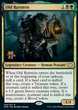 Old Rutstein Card Front