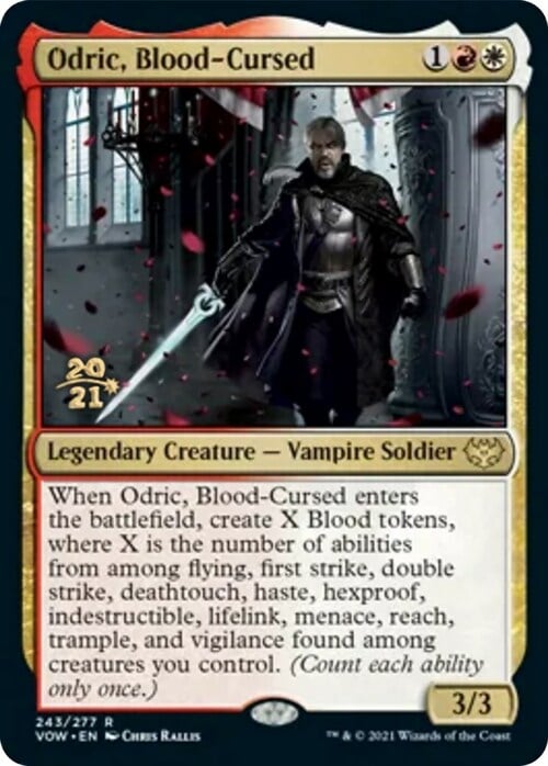 Odric, Blood-Cursed Card Front