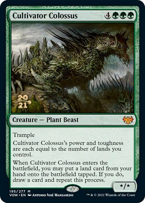 Colosso Coltivatore Card Front