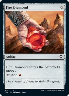 Fire Diamond Card Front