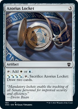 Azorius Locket Card Front