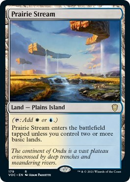 Prairie Stream Card Front