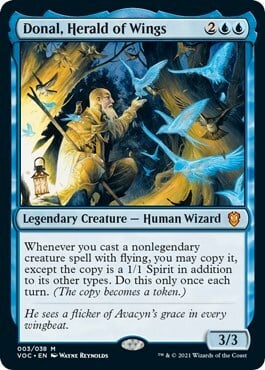 Donal, Herald of Wings Card Front