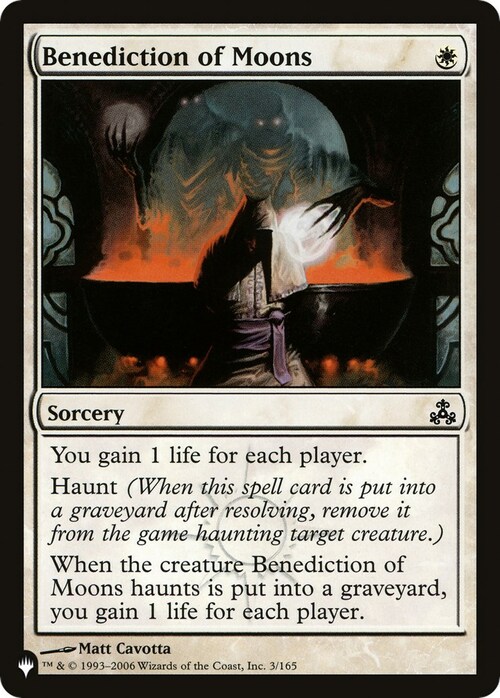 Benediction of Moons Card Front