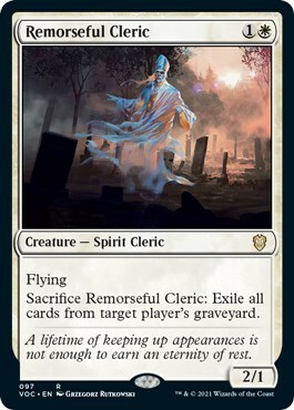 Remorseful Cleric Card Front