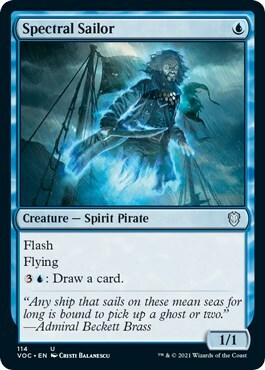 Spectral Sailor Card Front