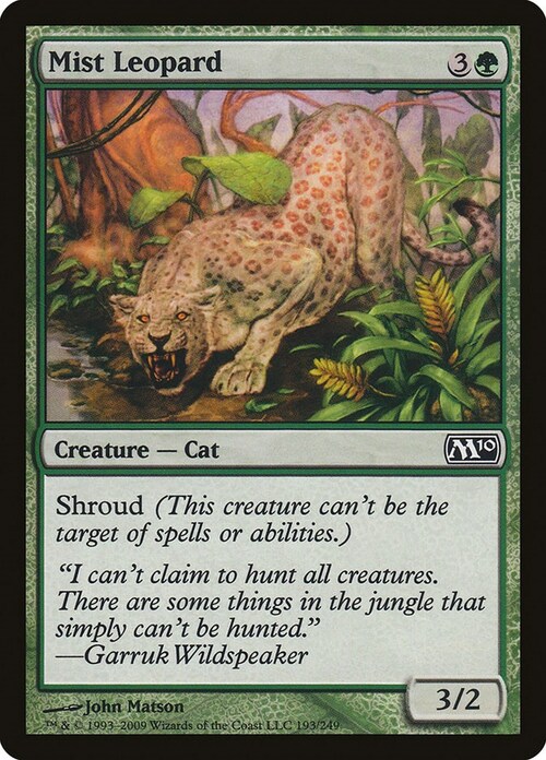 Leopardo Brumoso Card Front